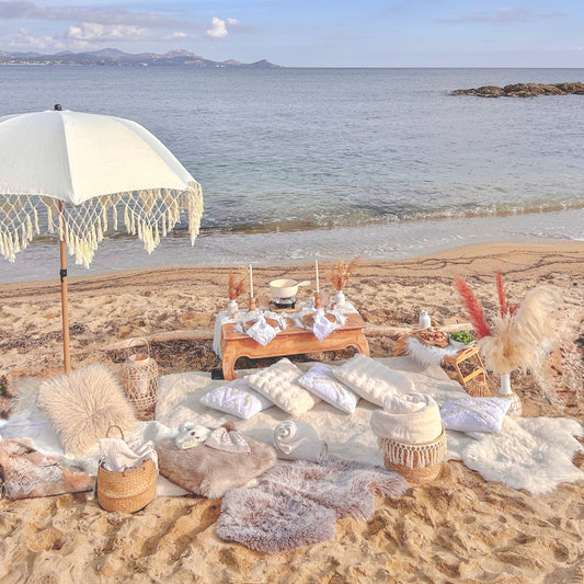 Esprit montagne - Fondue à la plage