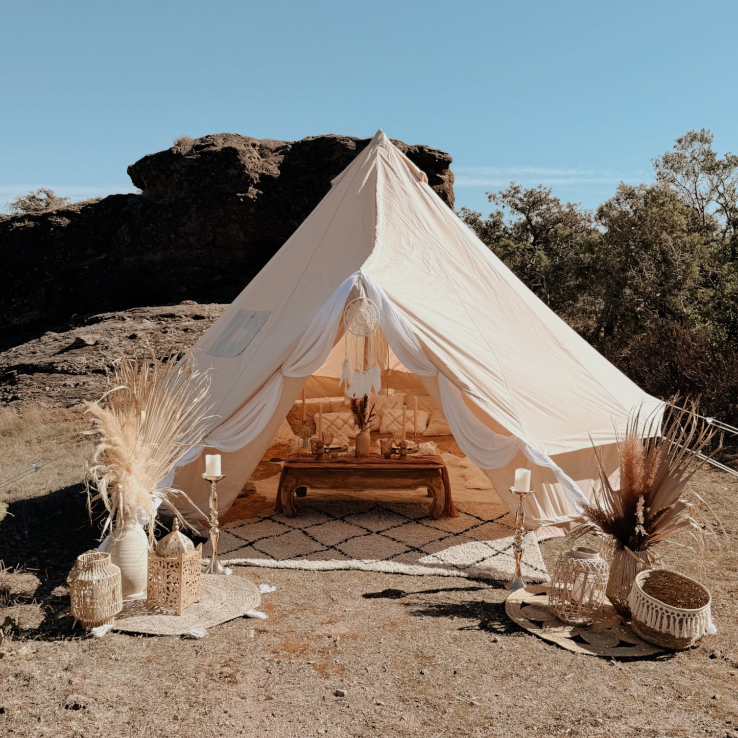 Voyage nomaäd - Tente bohème